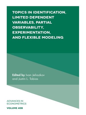 cover image of Advances in Econometrics, Volume 40B